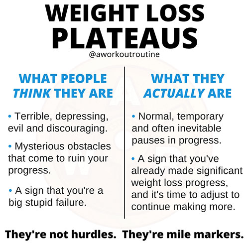 RMR and weight loss plateaus